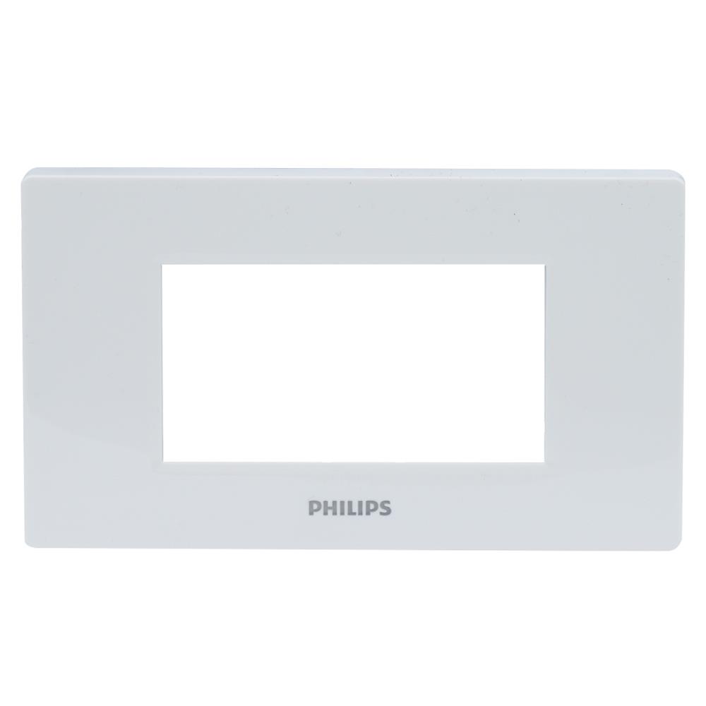 หน้ากาก 3 ช่อง PHILIPS LEAF สีขาว