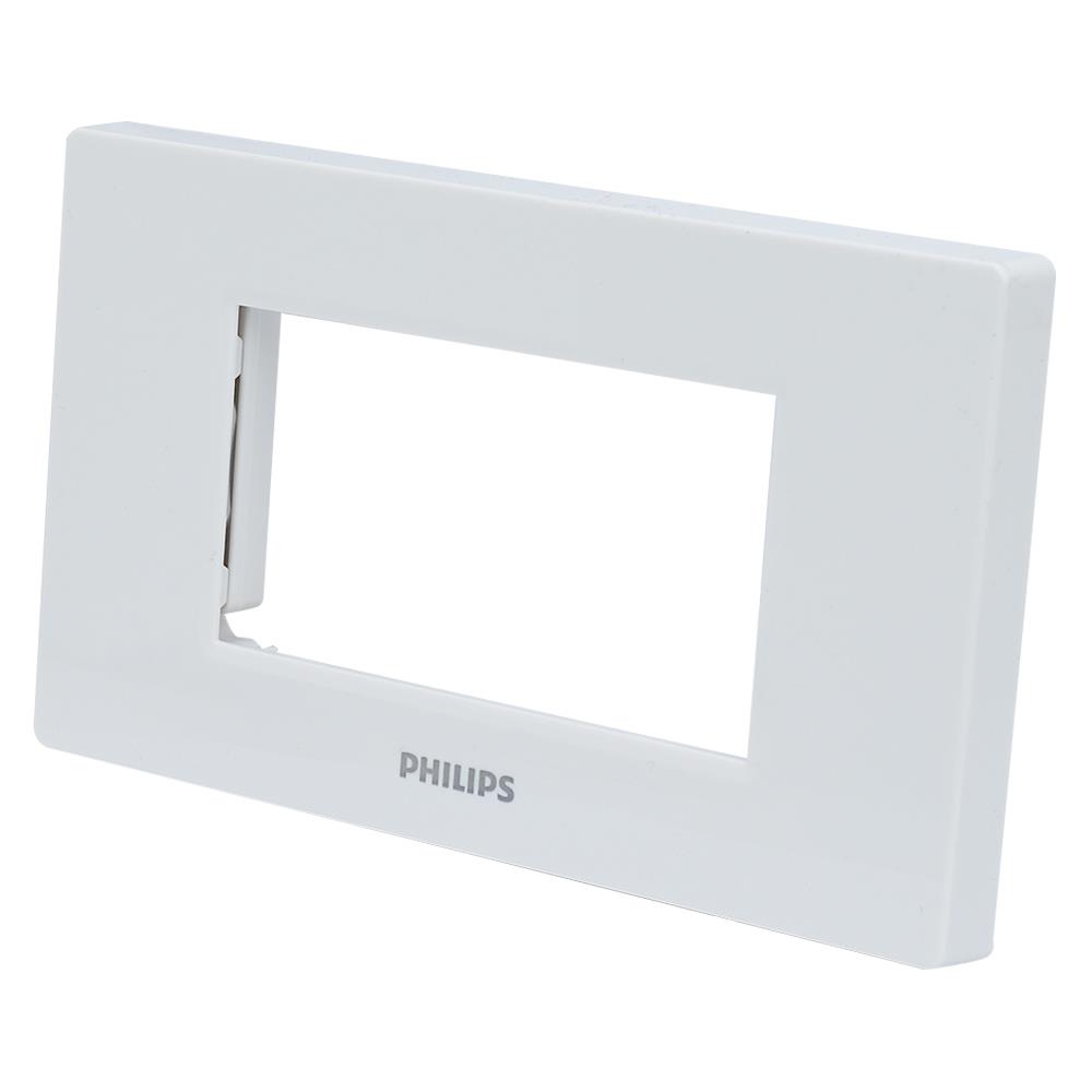 หน้ากาก 3 ช่อง PHILIPS LEAF สีขาว