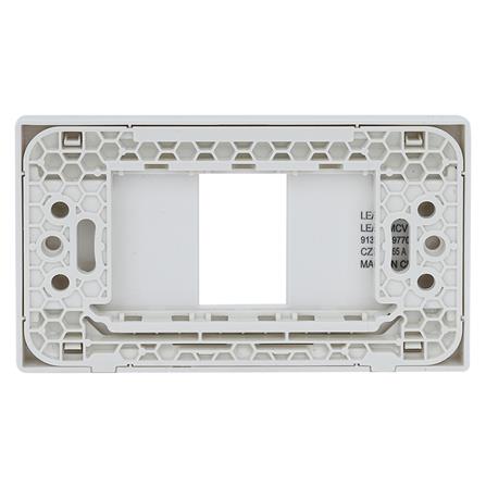 หน้ากาก 1 ช่อง PHILIPS LEAF สีขาว_1