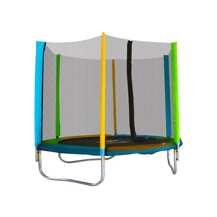 แทรมโพลีน พร้อมรั้วหลากสี SANOOK TRAMPOLINE STANDARD 8 ฟุต_1
