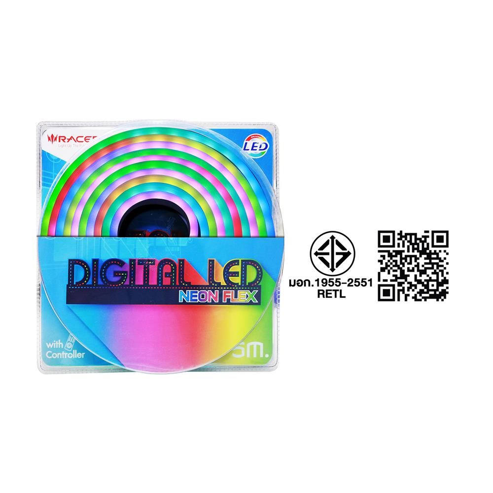 ไฟเส้น LED RACER NEON FLEX 25 วัตต์ 5 ม. สี RGB