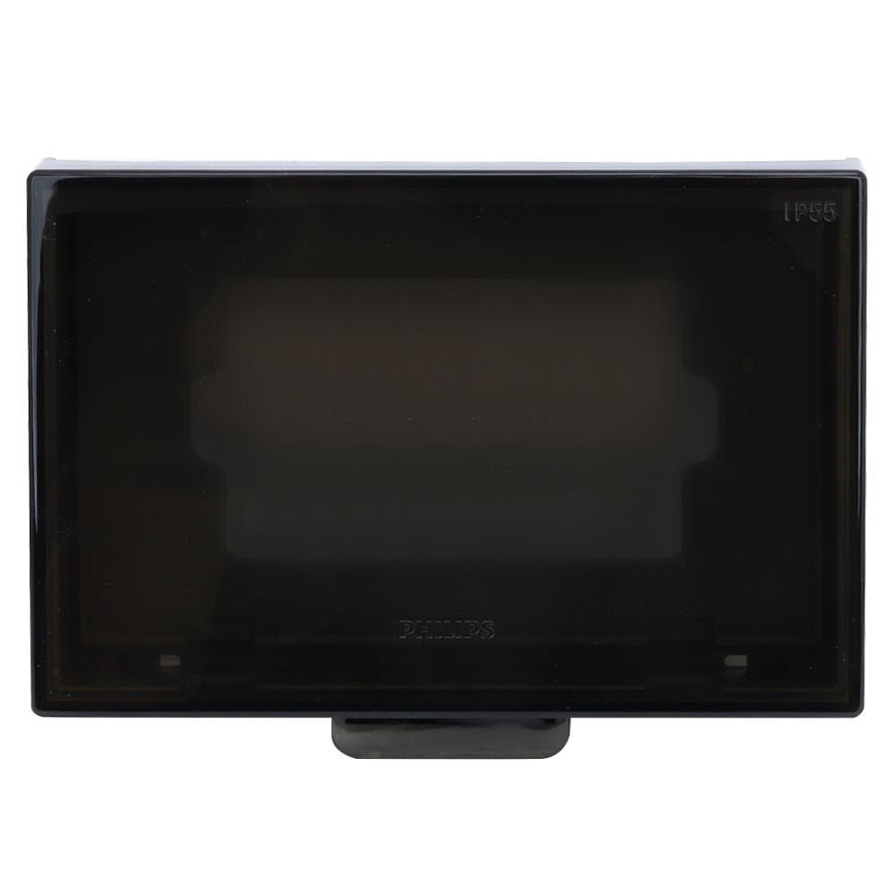 หน้ากากกันน้ำ PHILIPS 3 ช่อง สีดำ