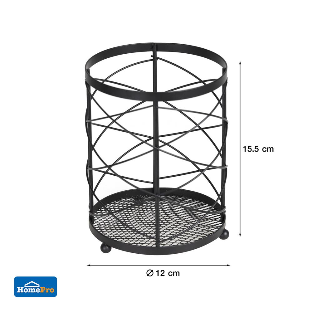 ที่ใส่อุปกรณ์ในครัว SPIRAL ZL028 สีดำ