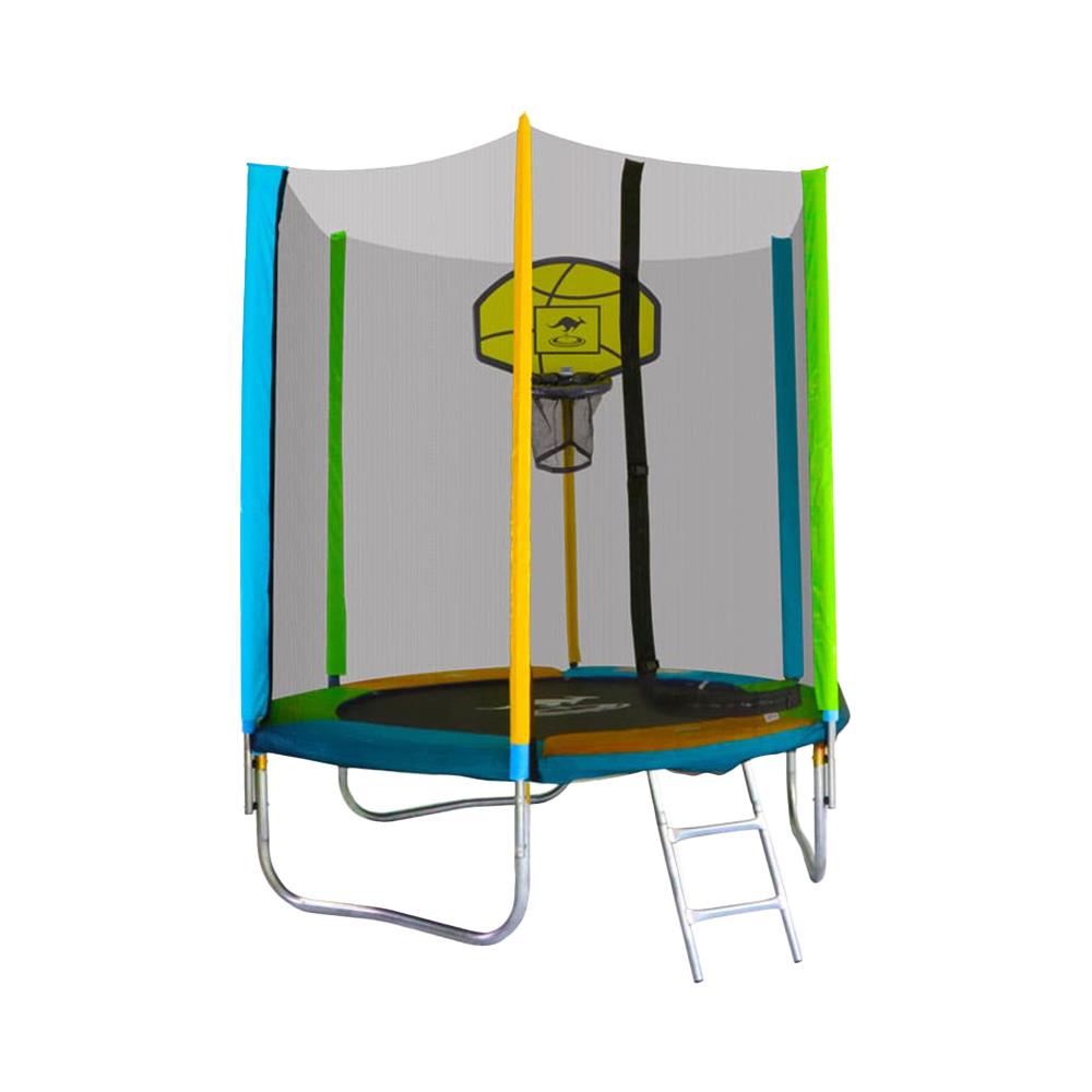 แทรมโพลีน พร้อมรั้วหลากสี SANOOK TRAMPOLINE STANDARD 6 ฟุต