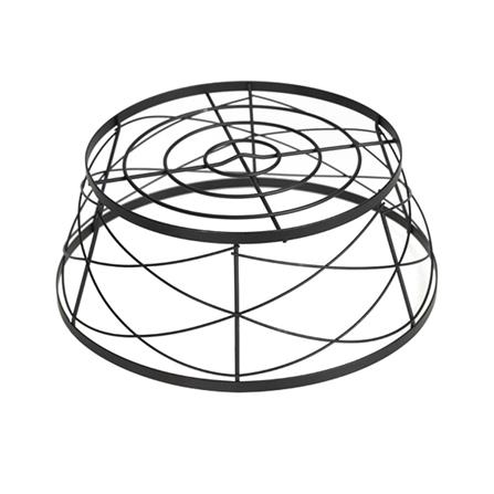 ตะกร้าผลไม้กลม SPIRAL ZL024 25 ซม. สีดำ_2