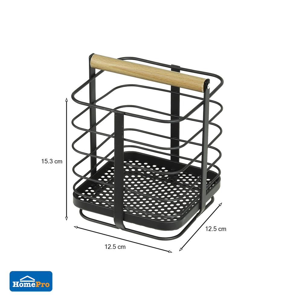 ที่ใส่อุปกรณ์ในครัว KECH HUG YS-10363P สีดำ