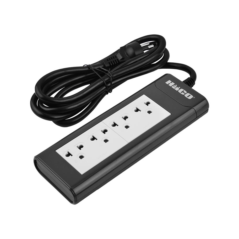 รางปลั๊กไฟ 4 ช่อง HACO EPN-4EB/2 16 แอมป์ 2 ม.