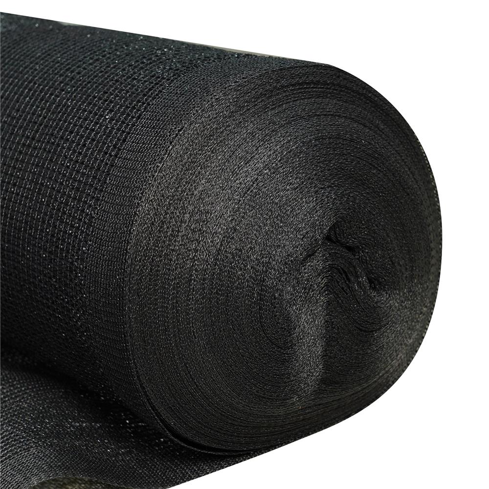 สแลนม้วนกรองแสง 80 เปอร์เซ็นต์ ทอ 3 เข็ม SPRING 2 ม.X100 หลา สีดำ