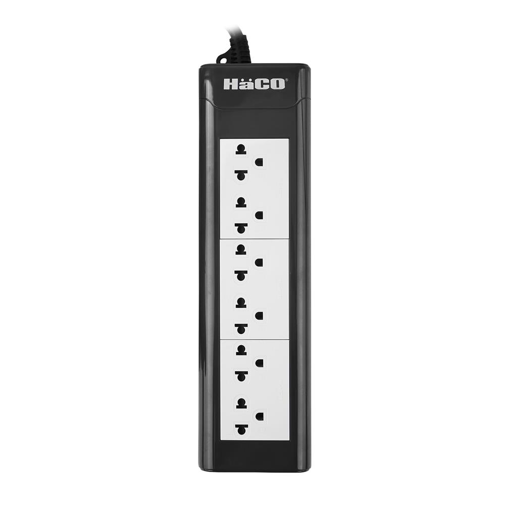 รางปลั๊กไฟ 6 ช่อง HACO EPN-6EB/3 16 แอมป์ 3 ม._0