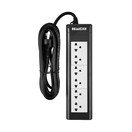 รางปลั๊กไฟ 6 ช่อง HACO EPN-6EB/3 16 แอมป์ 3 ม._2