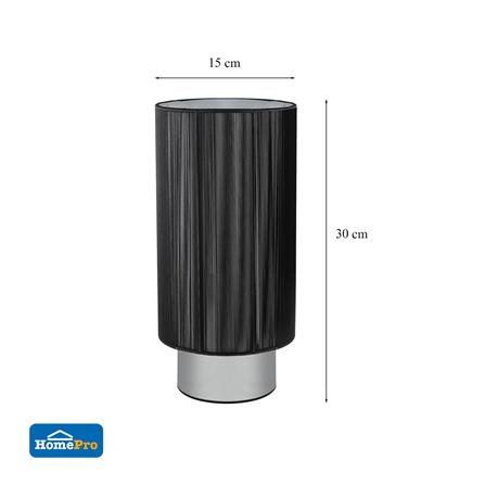 ไฟตั้งโต๊ะ CARINI CONTEMPORARY MT5164B ผ้า สีดำ_3