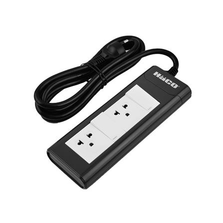 รางปลั๊กไฟ 2 ช่อง 2 สวิตซ์ HACO EPN-2S2EB/2 16 แอมป์ 2 ม._3