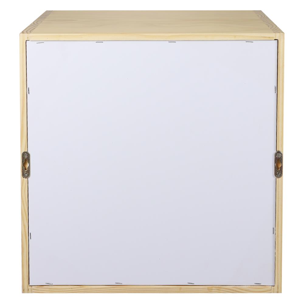 ตู้แขวนผนังไม้ MOYA TK CUBE BOX-004 สีขาว