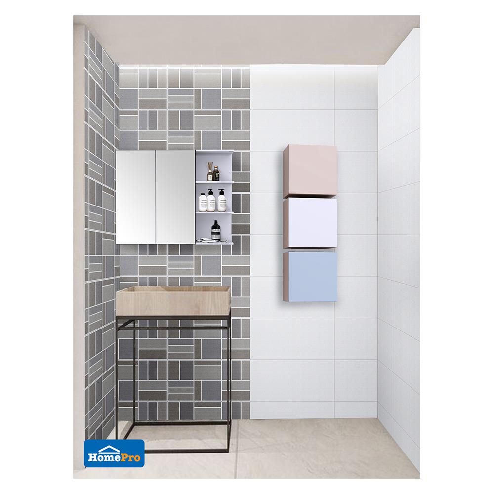 ตู้แขวนผนังไม้ MOYA TK CUBE BOX-004 สีขาว