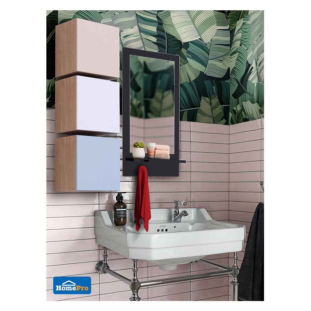 ตู้แขวนผนังไม้ MOYA TK CUBE BOX-005 สีน้ำตาล