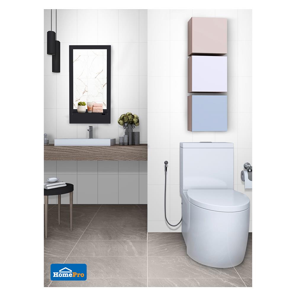 ตู้แขวนผนังไม้ MOYA TK CUBE BOX-005 สีน้ำตาล