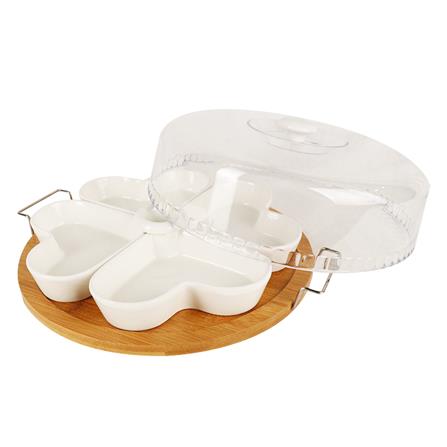 ชุดเสริฟ 4 ช่อง+ฝา BAMBOO_1