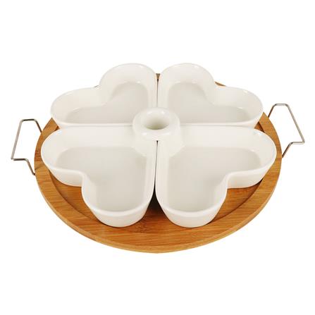 ชุดเสริฟ 4 ช่อง+ฝา BAMBOO_2