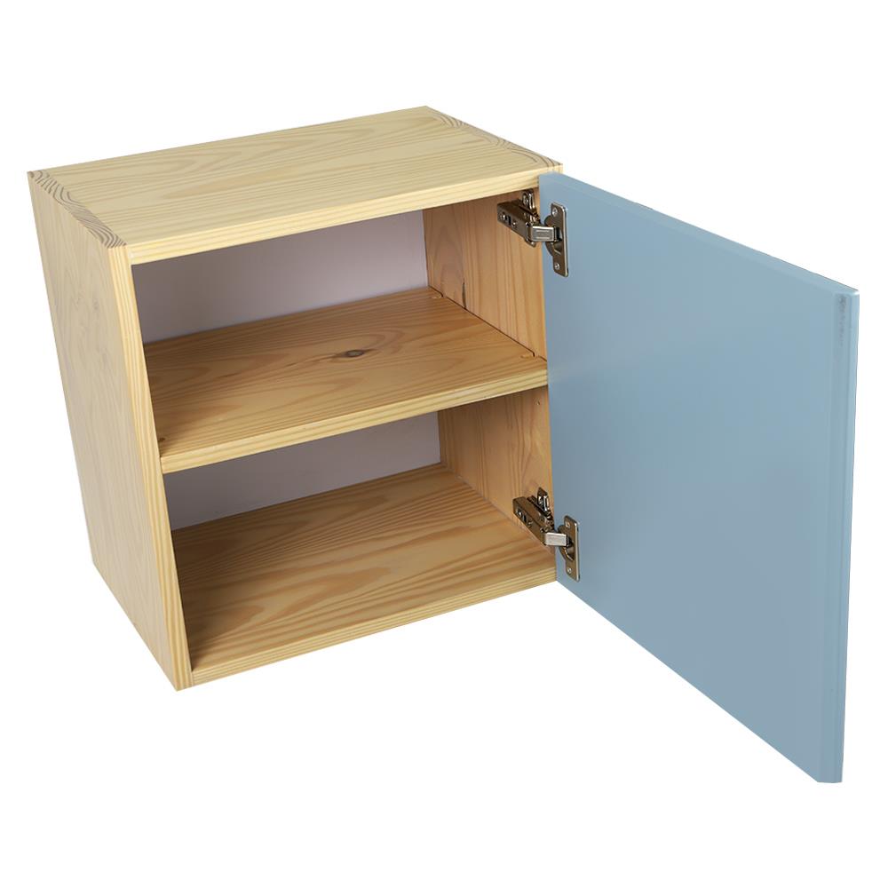 ตู้แขวนผนังไม้ MOYA TK CUBE BOX-006 สีฟ้า