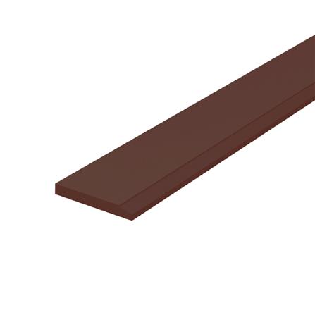 ไม้มอบ DURAONE 5X300X0.8 ซม. สีโอ๊คเข้ม