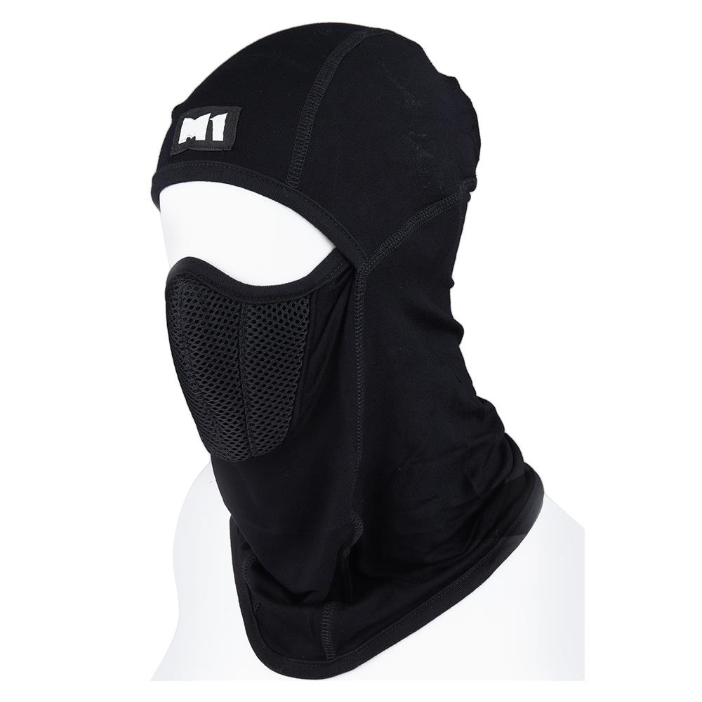 หมวกโม่งกันฝุ่นเปิดหน้า M1 1 ชิ้น สีดำ