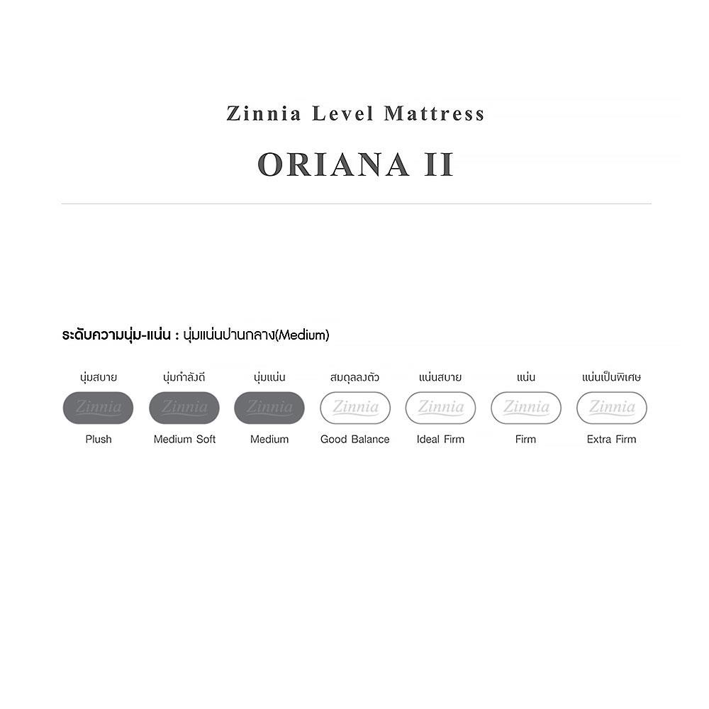 ที่นอน 5 ฟุต ZINNIA ORIANA II