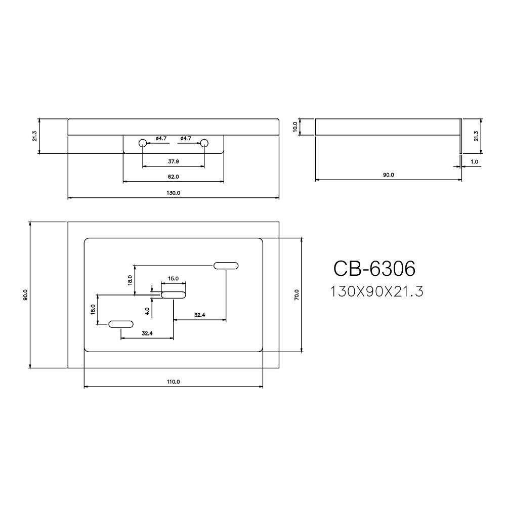 ที่ใส่สบู่ CB-6306 สเตนเลส