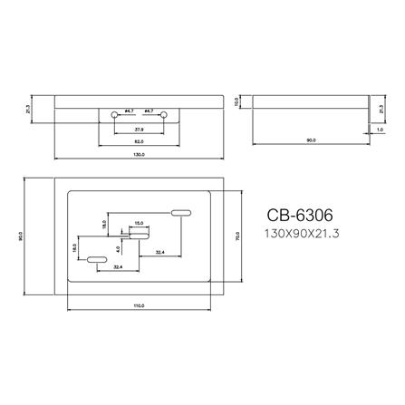 ที่ใส่สบู่ CB-6306 สเตนเลส_1