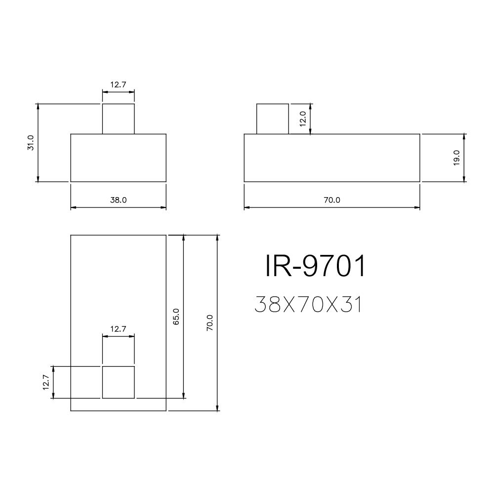 ขอแขวนผ้า IR-9701 สเตนเลส
