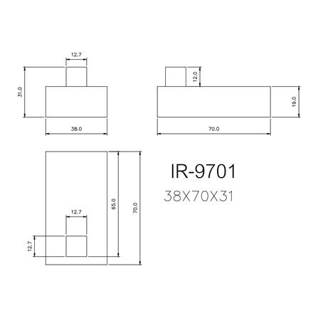 ขอแขวนผ้า IR-9701 สเตนเลส_1
