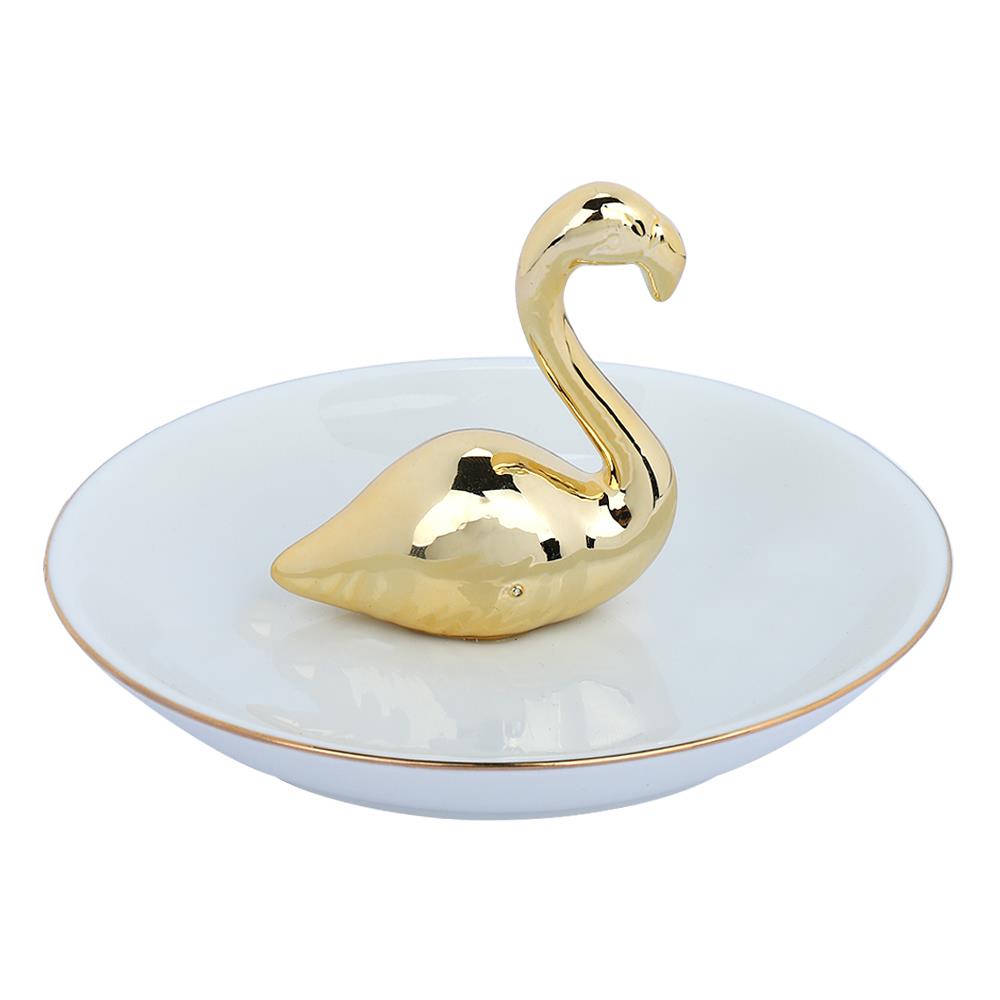 ของตกแต่ง HOME LIVING STYLE SWAN 13.5X7.5 ซม. สีทอง