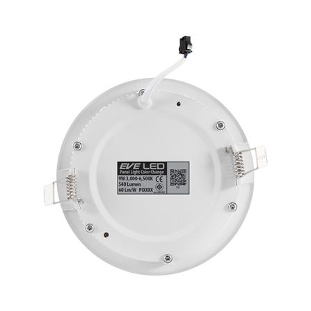 ดาวน์ไลท์ LED EVE PANEL LIGHT COLOR CHANGE 3IN1 566392 5 นิ้ว 9 วัตต์ COOL WHITE/DAYLIGHT/WARM WHITE สีขาว_2