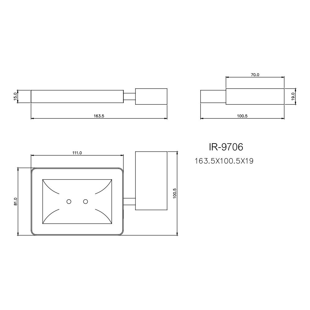 ที่ใส่สบู่ IR-9706 สเตนเลส