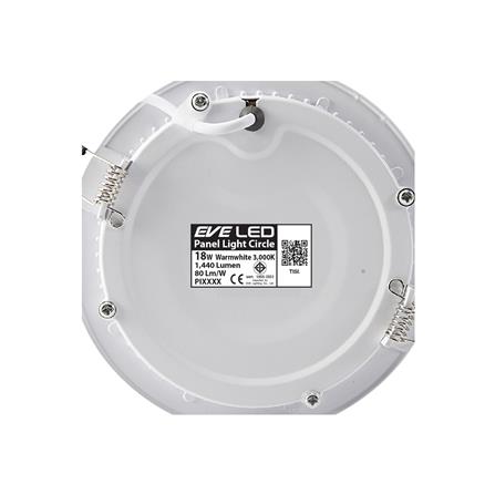 ดาวน์ไลท์ LED EVE PANEL LIGHT CIRCLE 565210 10 นิ้ว 18 วัตต์ WARM WHITE สีขาว_5
