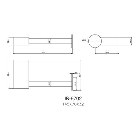 ที่ใส่กระดาษชำระ WS IR-9702 สเตนเลส_1
