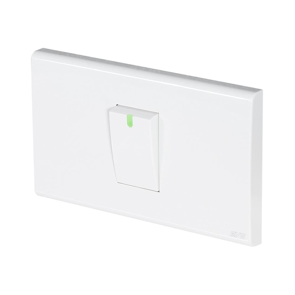ชุดสวิตช์ 1 ทาง 1 ช่อง EVE 569966 สีขาว