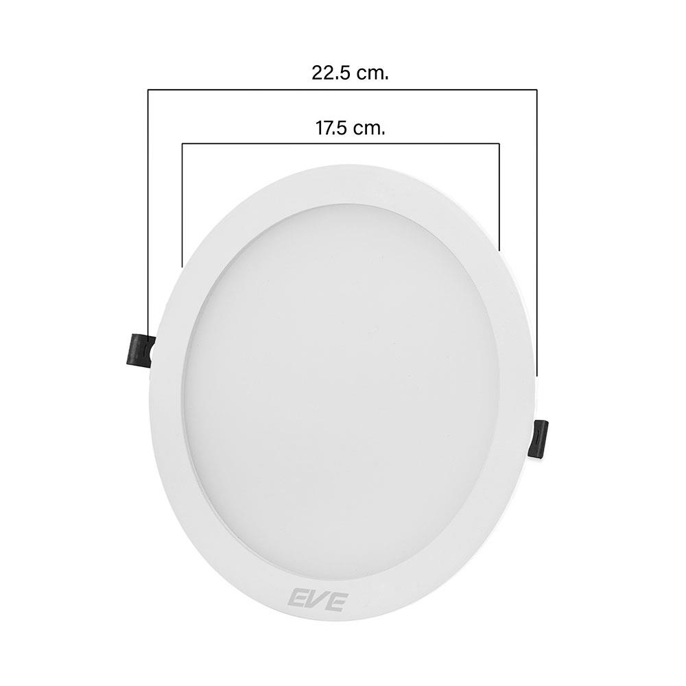 ดาวน์ไลท์ LED EVE PANEL LIGHT CIRCLE 565203 10 นิ้ว 18 วัตต์ DAYLIGHT สีขาว