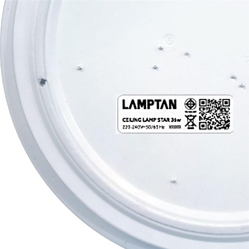 ไฟเพดาน LED LAMPTAN CLILING STAR 16 นิ้ว 36 วัตต์ DAYLIGHT สีขาว