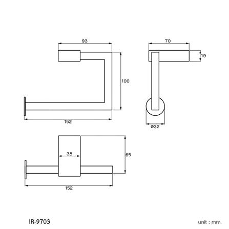 ห่วงแขวนผ้า WS IR-9703 สเตนเลส_1