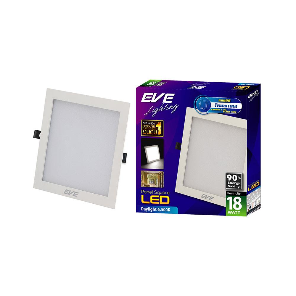 ดาวน์ไลท์ LED EVE PANEL LIGHT SQUARE 565227 10 นิ้ว 18 วัตต์ DAYLIGHT สีขาว