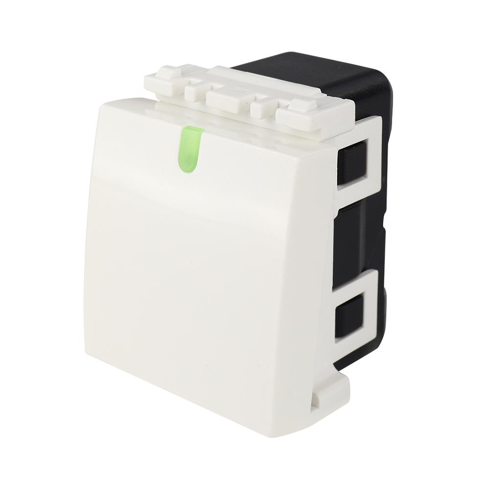 สวิตช์ 1 ทาง EVE 523220 ขนาด 1.5 ช่อง สีขาว