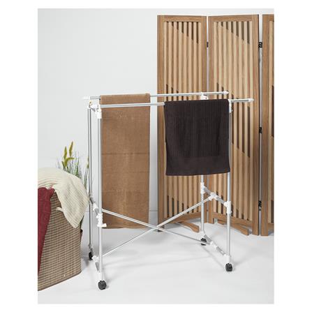 ราวตากผ้าอะลูมิเนียมพับได้มีล้อ  110cm PLIM_5