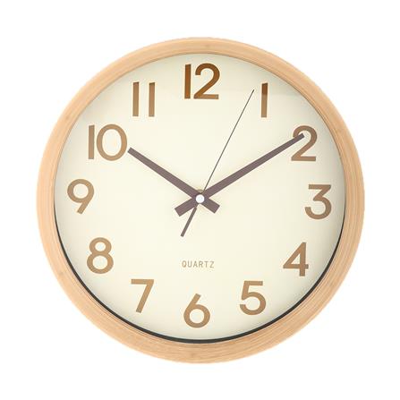 นาฬิกาแขวน HOME LIVING STYLE BOIS 12 นิ้ว สีเบจ_0