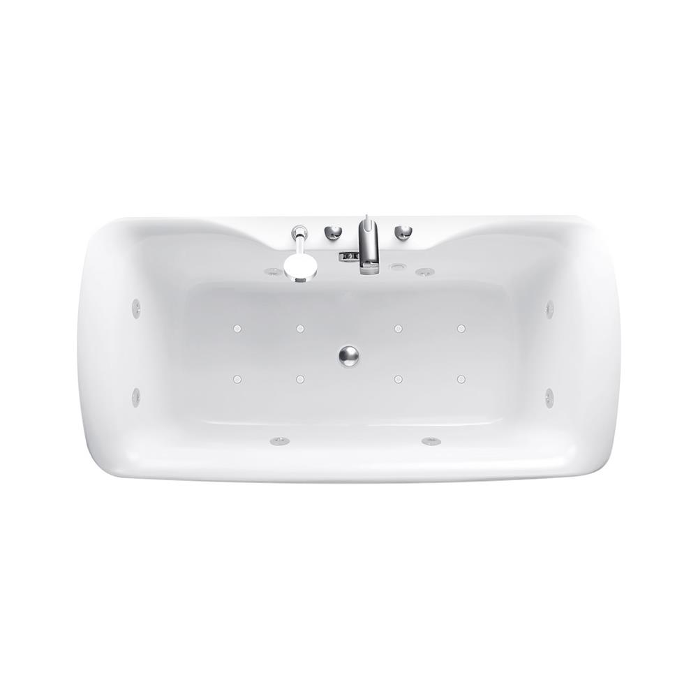 อ่างน้ำวนอัดอากาศ >190 ซม. SAFARI190130 FWA HYBRID สีขาว