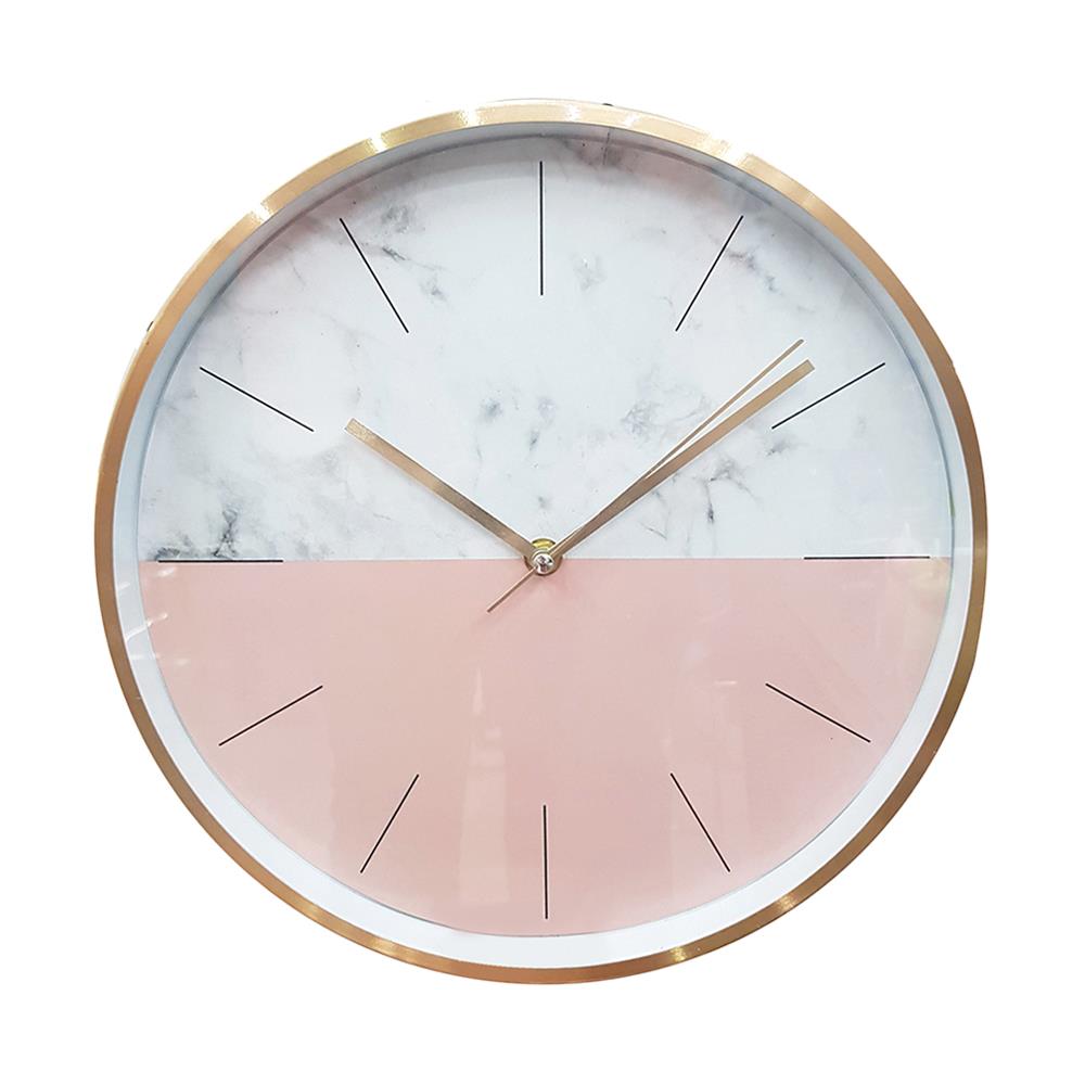 นาฬิกาแขวน HOME LIVING STYLE HAFU 12 นิ้ว สีชมพู
