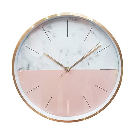 นาฬิกาแขวน HOME LIVING STYLE HAFU 12 นิ้ว สีชมพู_0