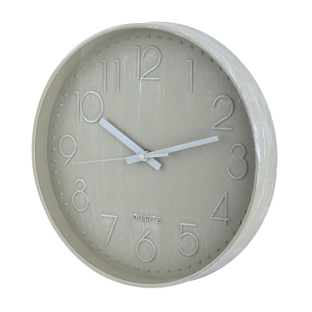 นาฬิกาแขวน HOME LIVING STYLE ENBOSU 12 นิ้ว สีเทา