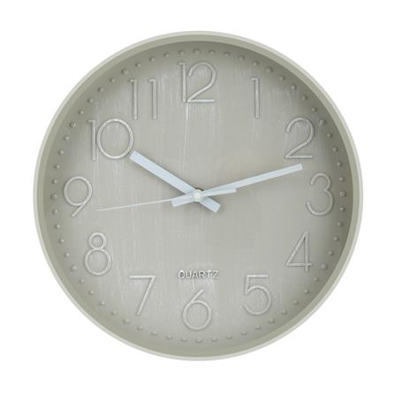 นาฬิกาแขวน HOME LIVING STYLE ENBOSU 12 นิ้ว สีเทา_0