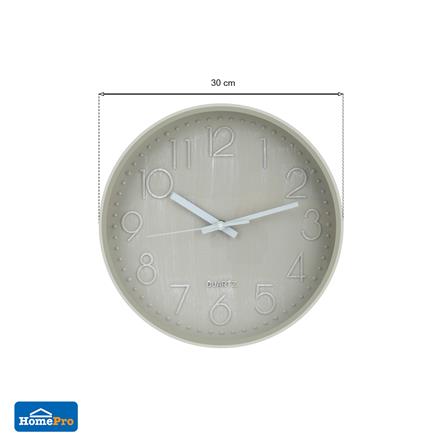 นาฬิกาแขวน HOME LIVING STYLE ENBOSU 12 นิ้ว สีเทา_4