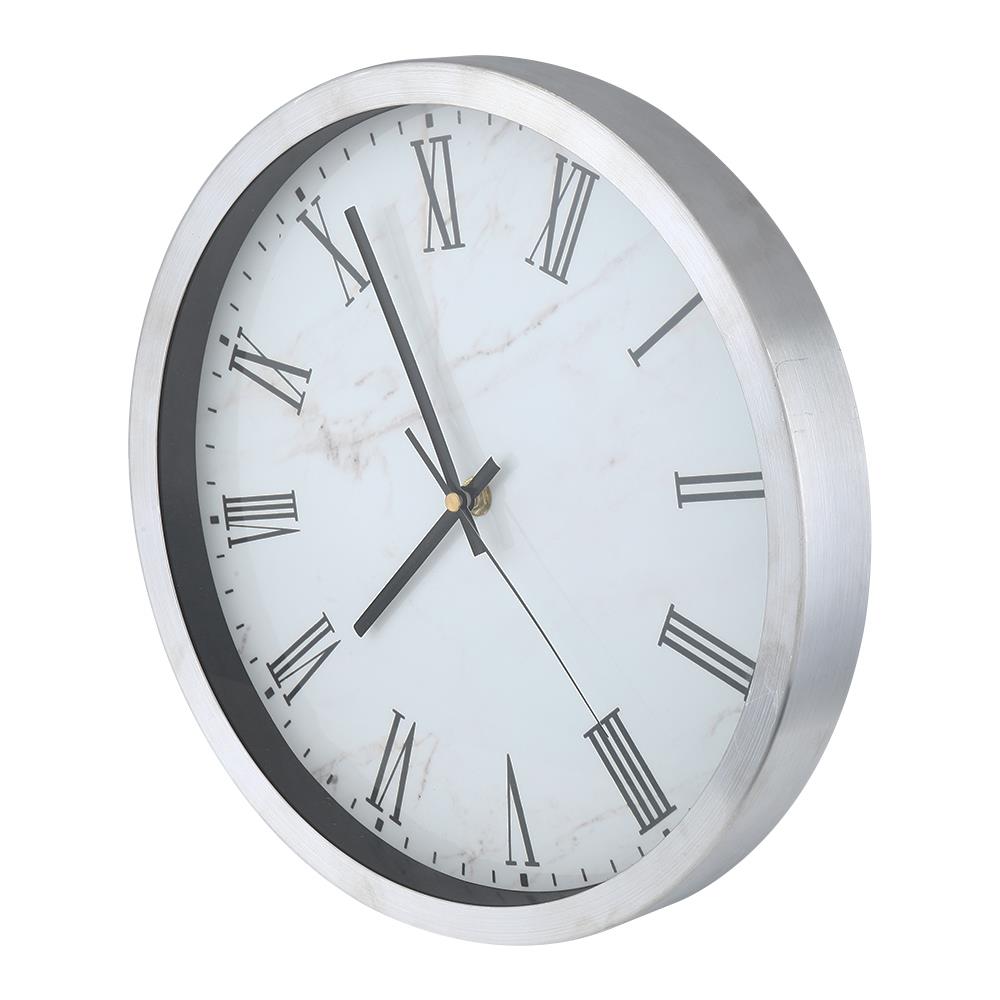 นาฬิกาแขวน HOME LIVING STYLE STEEN 12 นิ้ว สีเงิน